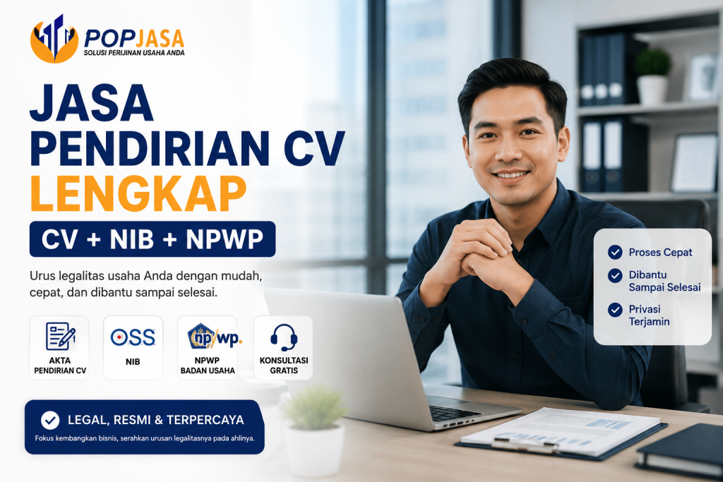 Jasa Pendirian CV Lengkap – CV, NIB & NPWP