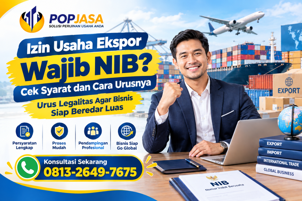 Izin Usaha Ekspor Wajib NIB? Cek Syarat dan Cara Urusnya - 081326497675