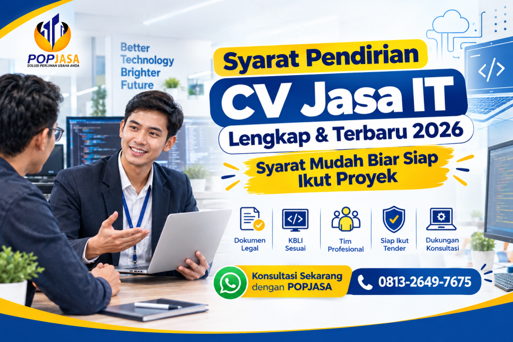 Syarat Pendirian CV Jasa IT Lengkap & Terbaru 2026 - 081326497675