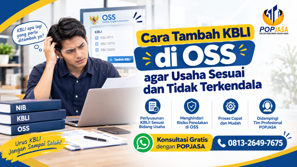 Cara Tambah KBLI di OSS agar Usaha Sesuai dan Tidak Terkendala - 081326497675