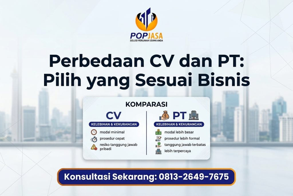 Perbedaan CV dan PT: Pilih yang Sesuai Bisnis