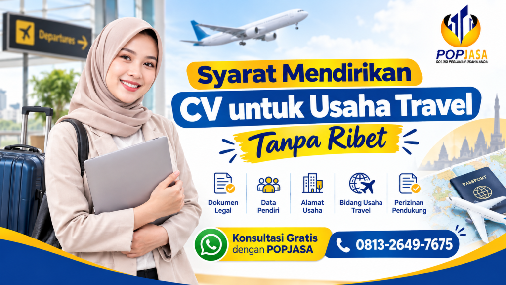 POPJASA - Syarat Mendirikan CV untuk Bisnis Travel - 081326497675