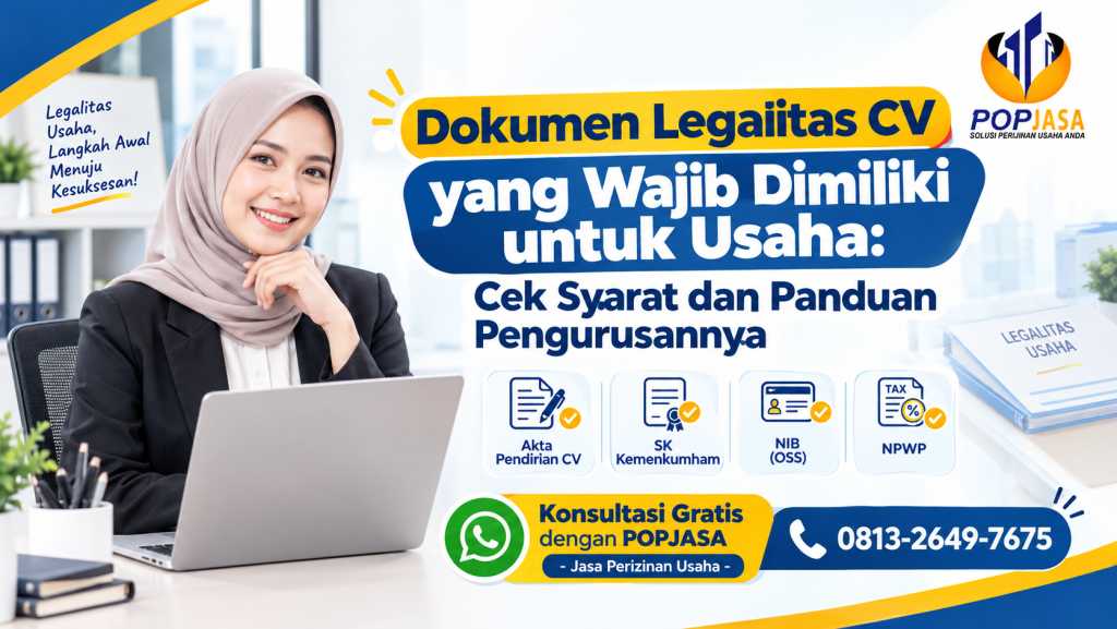 Dokumen Legalitas CV yang Wajib Dimiliki untuk Usaha: Cek Syarat dan Panduan Pengurusannya - 081326497675
